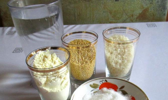 Рисово-пшоняна каша в мультиварці на молоці, в духовці та на плиті?